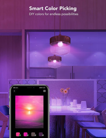 RGBWW Smart Bulb B22 9W WiFi Colour Changing Light