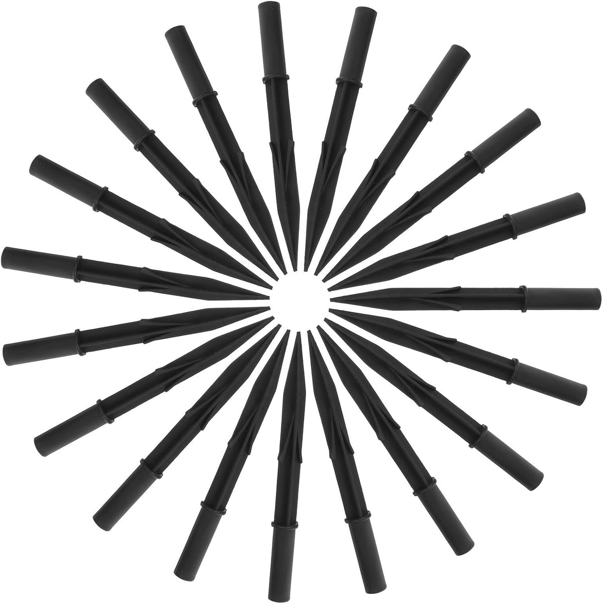 Solar Garden Lamp Stakes Plastic 25pcs for Outdoor Pathway Lighting