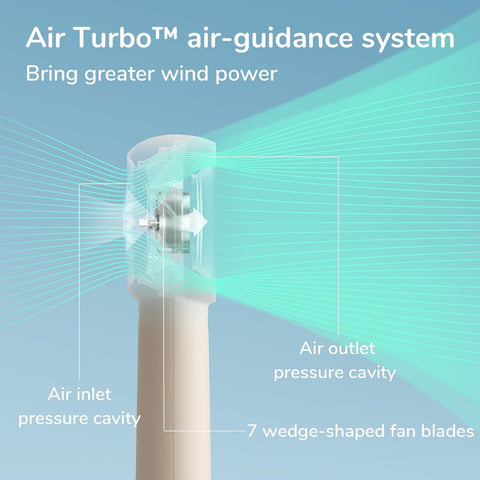JISULIFE Handheld Turbo Fan [16H Max Cooling Time] Mini Portable Hand, 4000mAh USB Rechargeable Personal, Battery Operated Pocket Fan with 5 Speeds for Travel/Outdoor/Home/Office - Brown