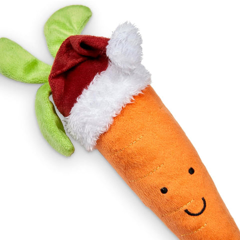 Petface Christmas Carrot Plush Dog Toy Large