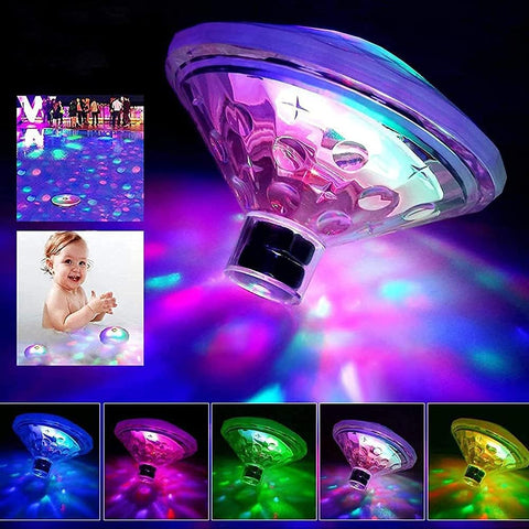 Caxmtu Floating LED Pool Light – 7 Colour Changing Modes, IP67 Waterproof RGB Bath, Hot Tub, Pond & Swimming Pool Light