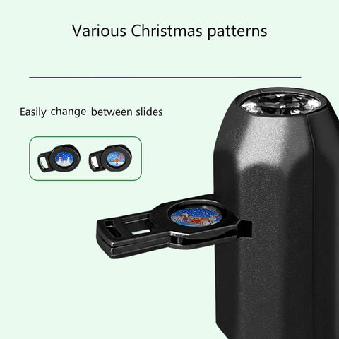 JKKEOXYLIC Christmas Projector Indoor – 24 Festive Scenes, 360° Rotating USB Powered Christmas Light Projector for Bedroom, Living Room & Parties