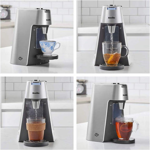 HotCup 2.0L Fast Boil Hot Water Dispenser – 3kW Power | Variable Dispense & Height Adjust | Energy-Efficient | Silver VKT111
