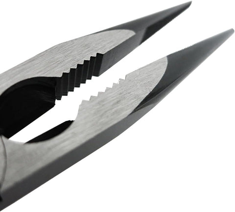 S&R VDE Long Flat Nose Pliers 200mm – 1000V Insulated