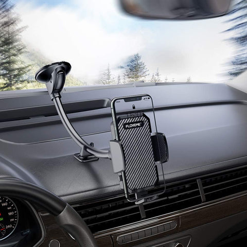 FLOVEME Car Phone Holder Windscreen with Long Gooseneck