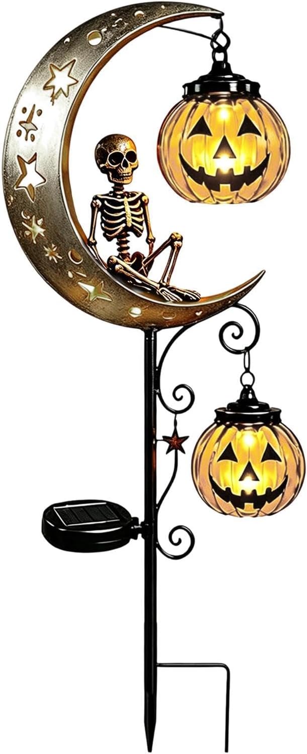 Solar Stake Lights Halloween Holiday Waterproof Pathway Lighting