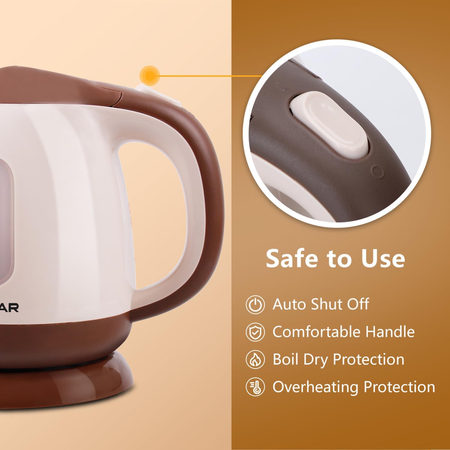 go outdoors low wattage kettle White Quest Cordless Kettle- 1 Litre Safety Design Electric Camping Kettle | Portable