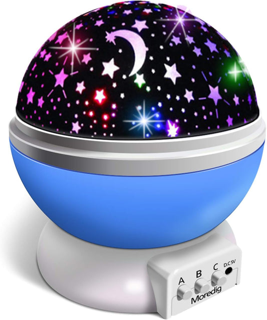 Baby Star Projector Night Light Kids, 360° Rotation Baby Night Light Projector for Kids with 8 Lighting Modes Birthday Children's Day Gifts for Kids Night Light Baby