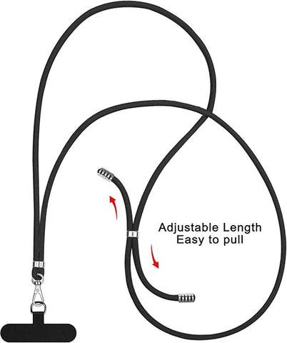 COCASES Adjustable Crossbody Phone Lanyard Strap 150cm