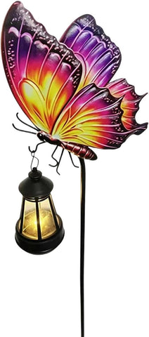 Solar Garden Lights, Butterfly Yard Stakes, Waterproof LED Landscape Decor