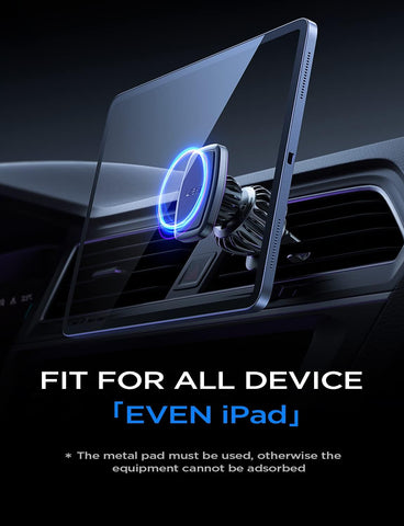 LISEN Magnetic Car Phone Holder, Ultra Strong Air Vent Mount Compatible with iPhone 16/15/14/13/12 & Galaxy