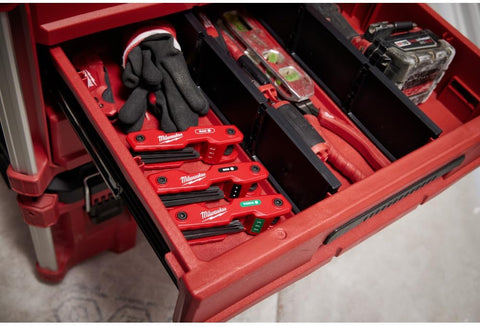 Milwaukee 17-Key Folding Hex Key Set SAE/Metric – Heavy Duty Metal Body Allen Wrench Tool Kit with 270° Rotation Red Compact Industrial Tool UK