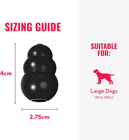 KONG Extreme Dog Toy - Durable Chew & Treat-Filling Large Dog Toy (2-Pack)