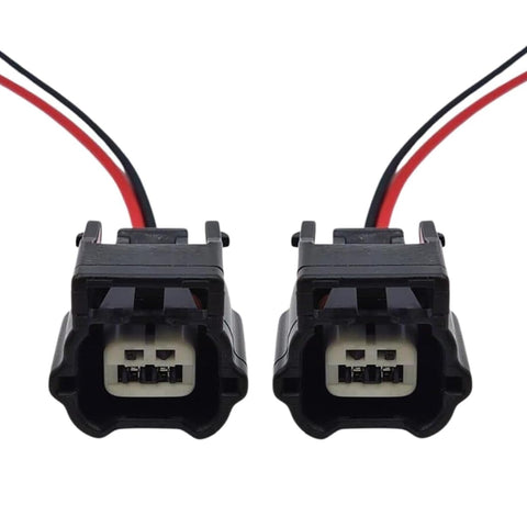 NIYATA 2-Pin ABS Sensor Plug Connector with 15cm Pre-Wired Leads, Replacement Wire Harness Socket for Nissan Qashqai, X-Trail, Juke, Replaces 479004CB2A, 47901-1KA0A