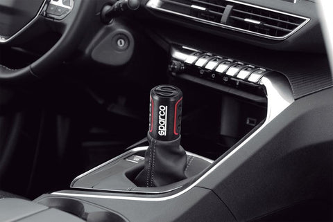Sparco Lazio Black/Red Manual Gear Shift Knob – Universal Fit
