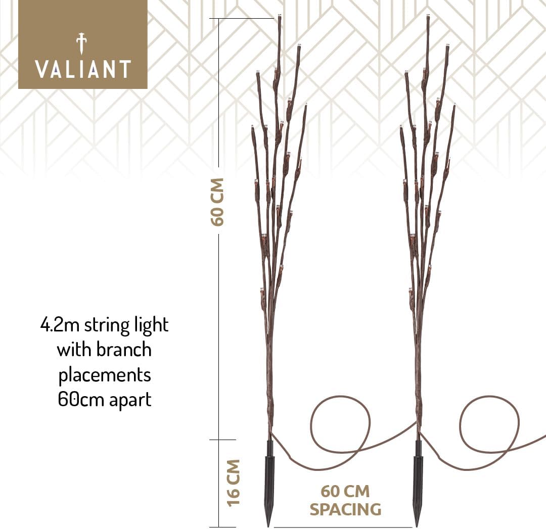 Valiant Christmas Pathway Sprig Lights