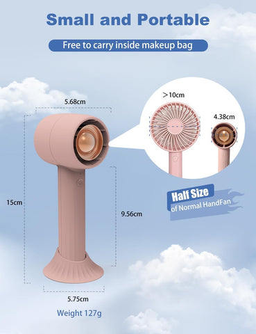Rechargeable Handheld Fan with Aromatherapy 3 Speed