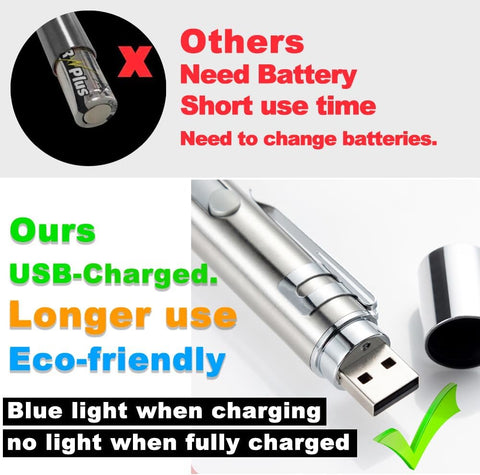 Cat Toys 7-in-1 Interactive Red Pointer LED Light Pen