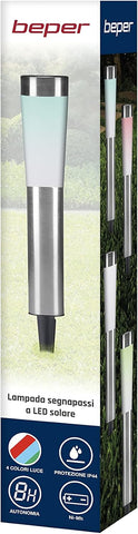 BEPER P207OUT002 Solar Garden Lights Outdoor, 1 Piece - Garden Solar Lights Outdoor, IP44 Protection, 22 in