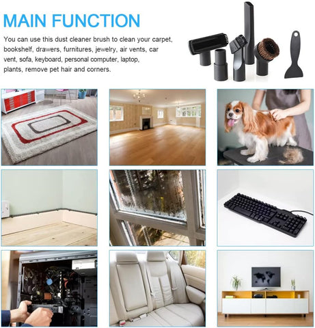 BUZIFU 6 PCS Vacuum Cleaner Accessories Set