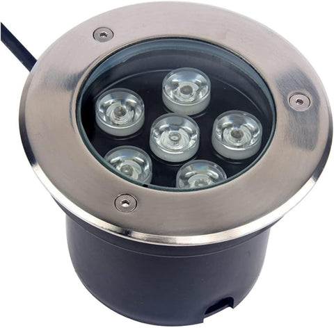 Outdoor Landscape Spotlights Outdoor Landscape Lights Ultra thin Round Buried Spotlight IP67 Waterproof Embedded Ground Light for Garden Courtyard Decoration Pathway Lighting Lawn and Outsid