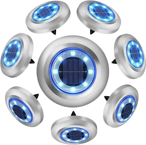Solar Lights Outdoor Garden,8Pack Waterproof Solar Garden Lights