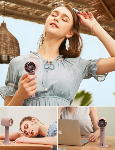 Rechargeable Handheld Fan with Aromatherapy 3 Speed