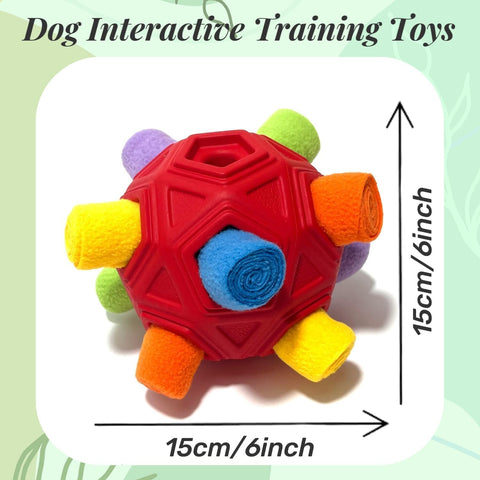 Snuffle Ball Dog Puzzle Toy Treat Dispenser
