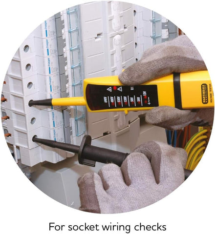 Martindale VT12 Two Pole Voltage and Continuity Tester, Yellow