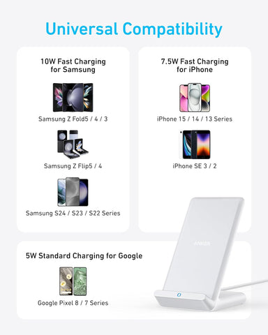Anker PowerWave Stand Wireless Fast Charger