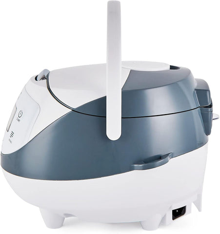 Yum Asia Panda Mini Rice Cooker 3.5 Cup White & Grey