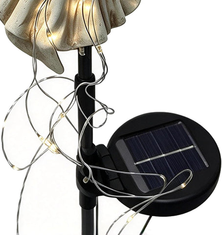 Pathway Solar Lighting Angel Lawn Statue Patio Memorial Ornament,