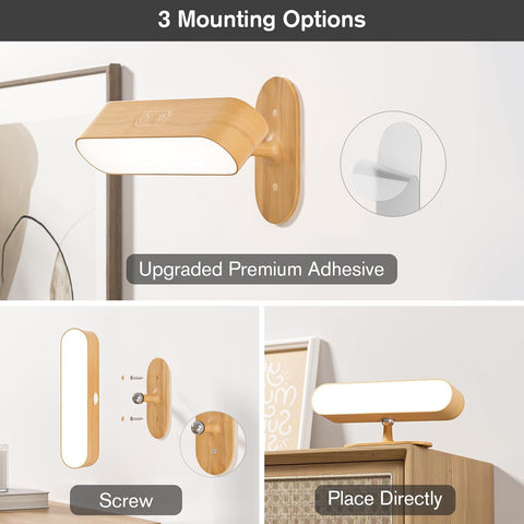 Stepless dimmable wall lamp

