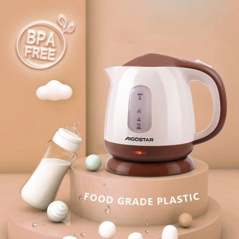 Small Electric Kettle 1L 1100W Low Wattage Cordless Portable Travel