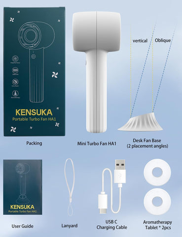 Rechargeable Handheld Fan with Aromatherapy HA1