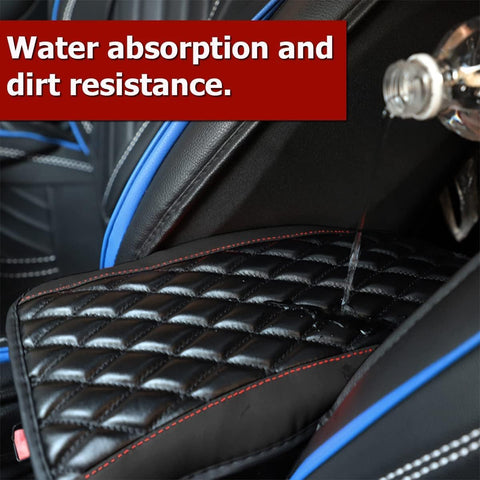 Car Center Console Cushion Pad – PU Leather Armrest Cover