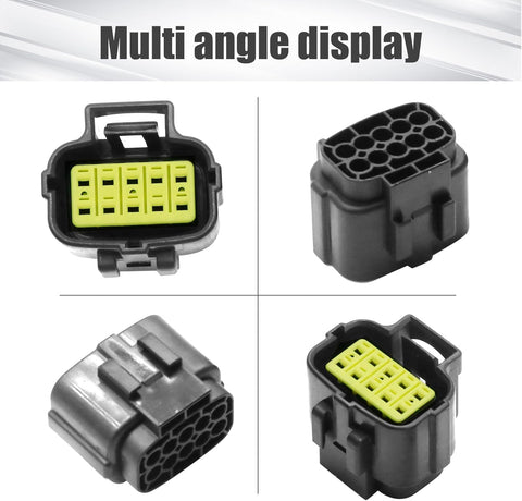 10 Pin Waterproof Electrical Connector Plug Kit