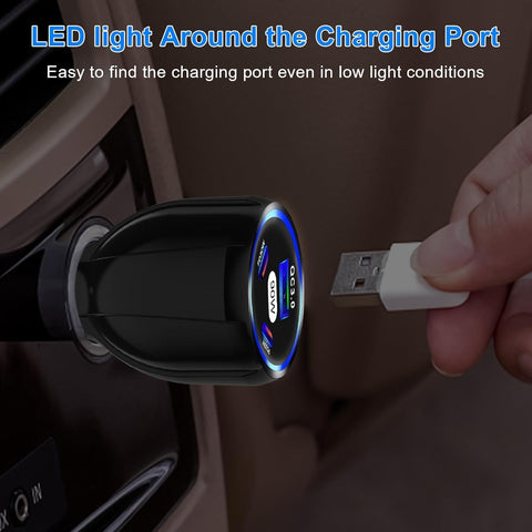 90W 3-Port USB C Fast Car Charger Adapter