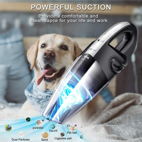 URAQT Handheld Lightweight Wet Dry Vacuum Cleaner Cordless, 120W