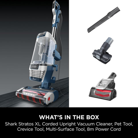 Shark Stratos XL Corded Upright Vacuum Cleaner Navy Blue 800W