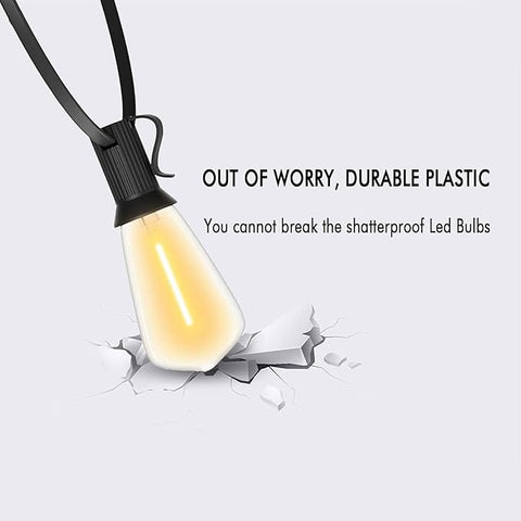 LED Vintage Festoon ST38 Bulbs With E12 Base