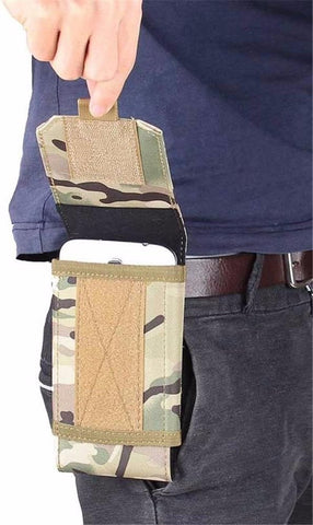 Universal Tactical MOLLE Phone Holster Belt Pouch