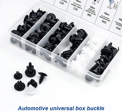 Car Push Retainer Clips & Auto Fasteners Set