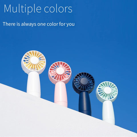 Handheld Fan, Usb Hand Held Fan Rechargeable, Convenient Mini Portable Fan, Equipped with 4800mah Battery, Suitable for Commuting, Business Trips, Office Necessities(White)