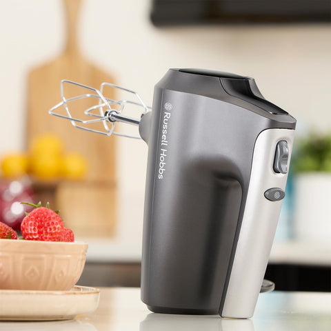 Russell Hobbs 27151 Hand Mixer – 5 Speeds + Turbo Mode, Matte Charcoal