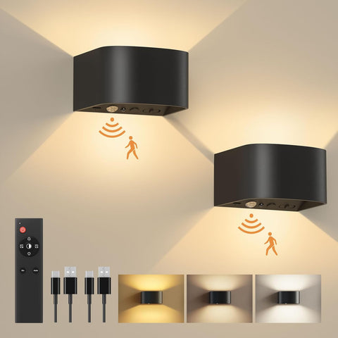 Rechargeable Motion Sensor LED Wall Lights