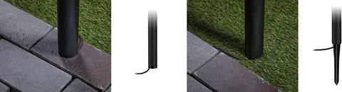 Paulmann 94386 LED Exterior luminaire Bollard Light Flarea IP65 Warm White 600mm incl. 1x3.1 watt Outdoor Lighting Black Outdoor lamp Aluminium Garden lamp 3000 K