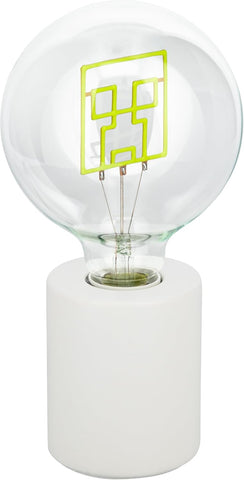 Paladone Minecraft Creeper Decorative LED Neon Bulb Lamp - E27 Glass Lightbulb, Officially Licensed Gamer Gift, Perfect for Bedrooms, Homes, Gaming Room Decor, Green