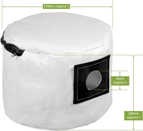 Reusable Zip Cloth Dust Bag for Numatic Vacuums