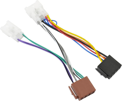 Jayubien ISO Wiring Harness Compatible with Toyota Subaru Lexus Scion Car Radio Stereo Wire Harness Adapter Connector Plug